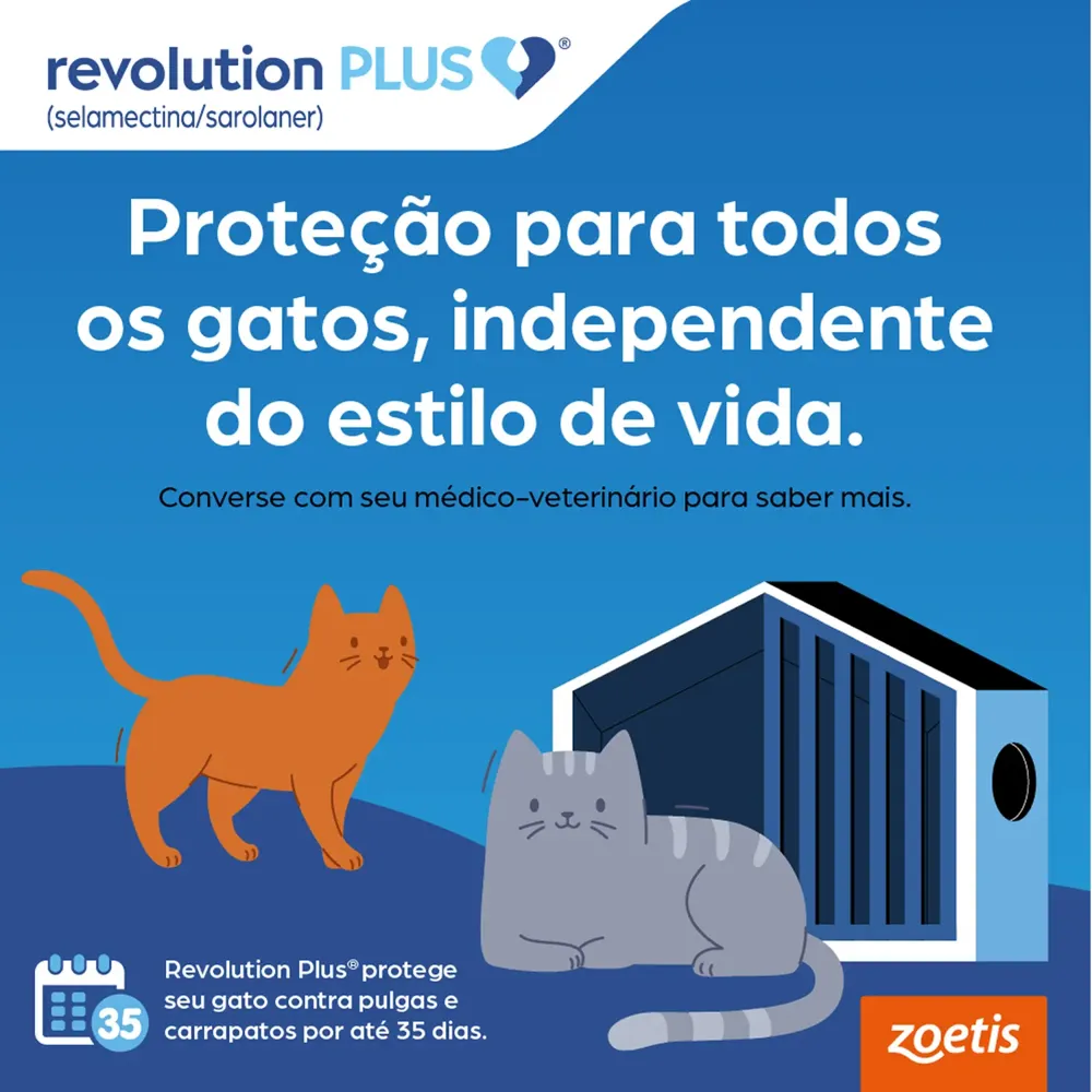 Antipulgas Revolution Plus para Gatos de 2,6 kg a 5 kg — foto 5