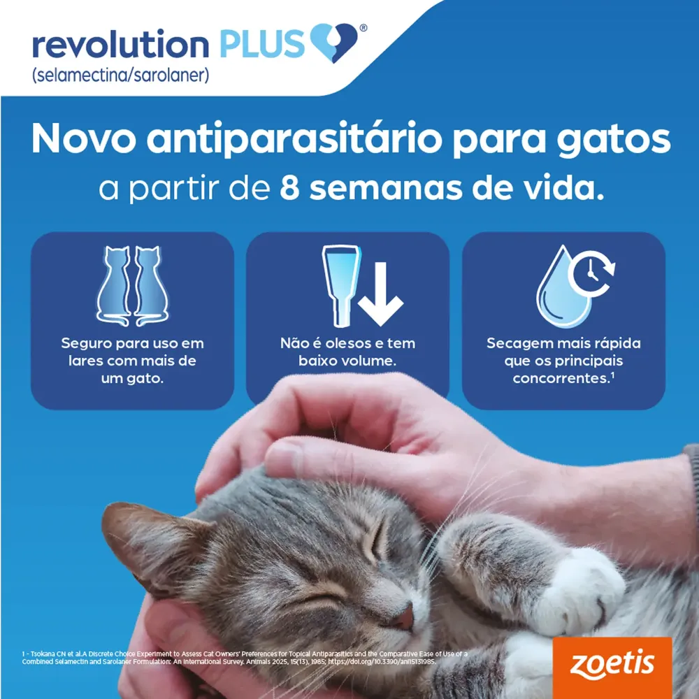 Antipulgas Revolution Plus para Gatos de 5,1 kg a 10 kg — foto 4