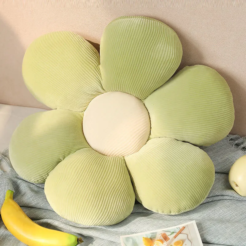 Almofadas de sofá em formato de flor e decoração de quarto — foto 3