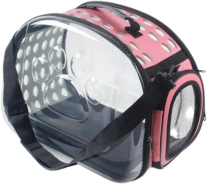 Bolsa Panorâmica de Transporte para pets (Rosa, Médio) — foto 2