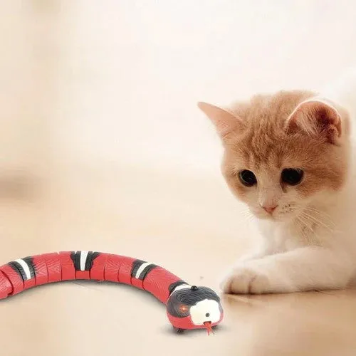 Brinquedo Cobra Inteligente Recarregável Elétrica para Gatos — foto 3