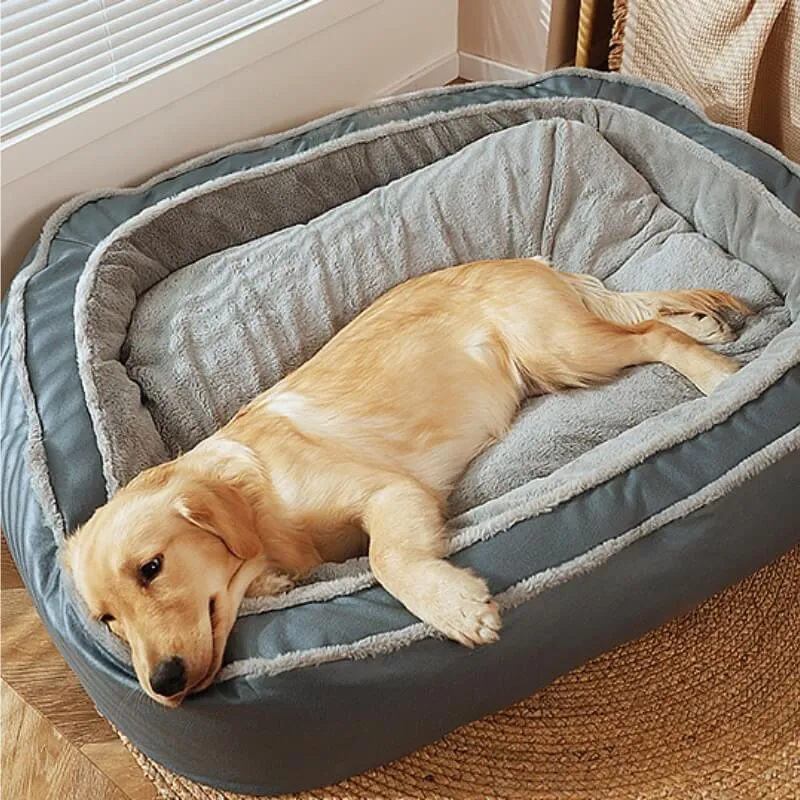Cama Grande e Quente para um Sono Profundo Cama Ortopédica para Cães — foto 3