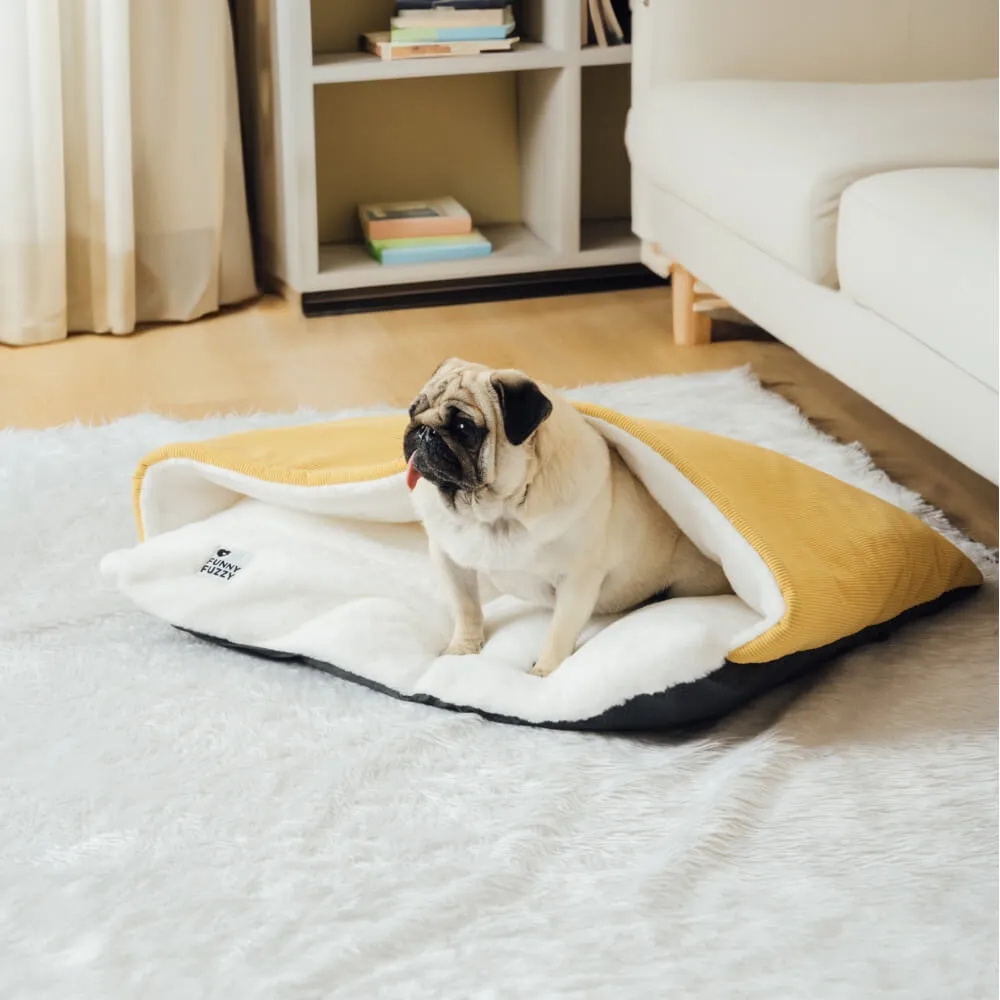 Cama para cachorro com saco de dormir extremamente macio e felpudo — foto 6