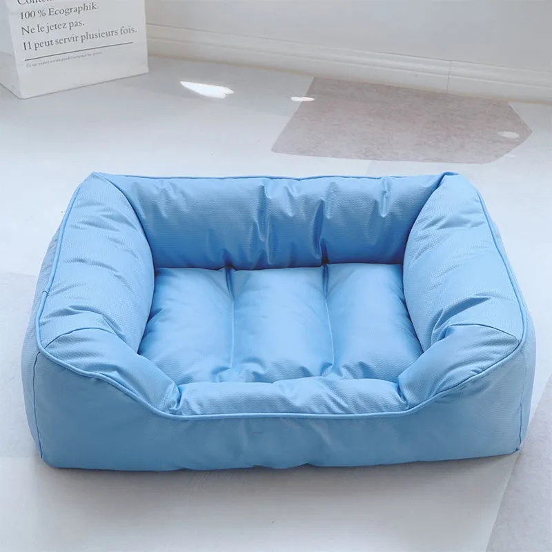 Cama quadrada à prova d'água com resfriamento médio para cães e gatos — foto 4