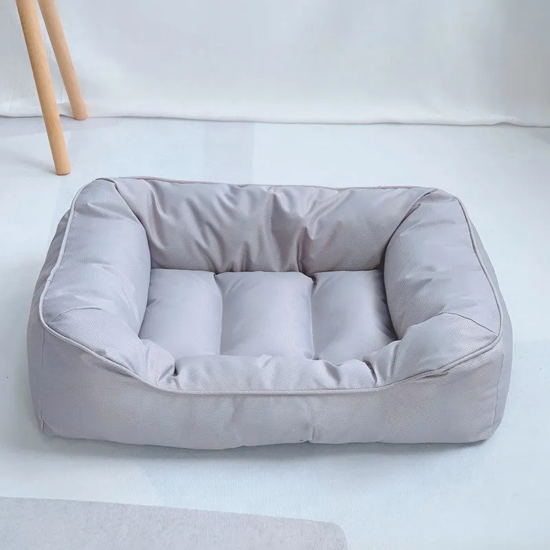 Cama quadrada à prova d'água com resfriamento médio para cães e gatos — foto 5