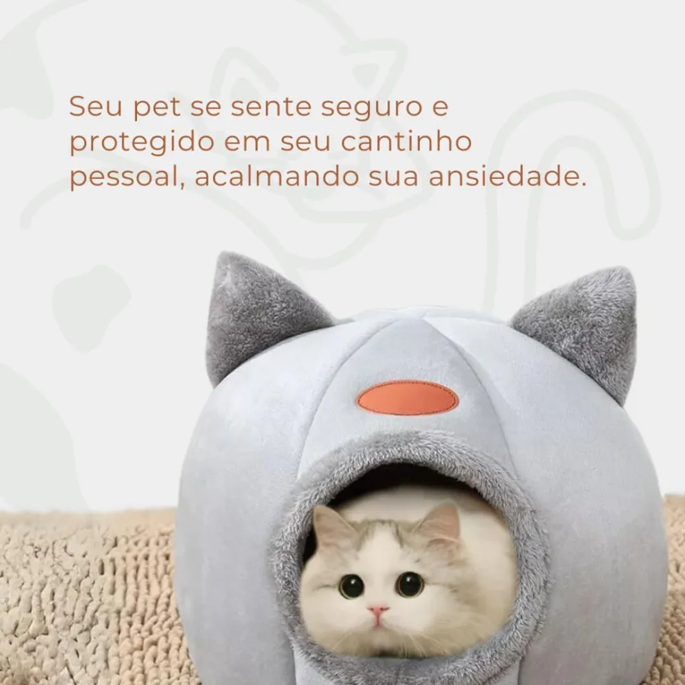 Caminha Iglu de Pelúcia para Pets – Tamanho P — foto 2