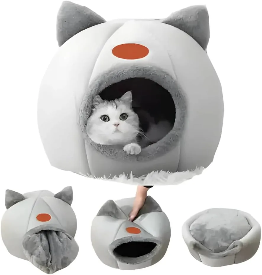 Caminha Iglu de Pelúcia para Pets – Tamanho P — foto 4