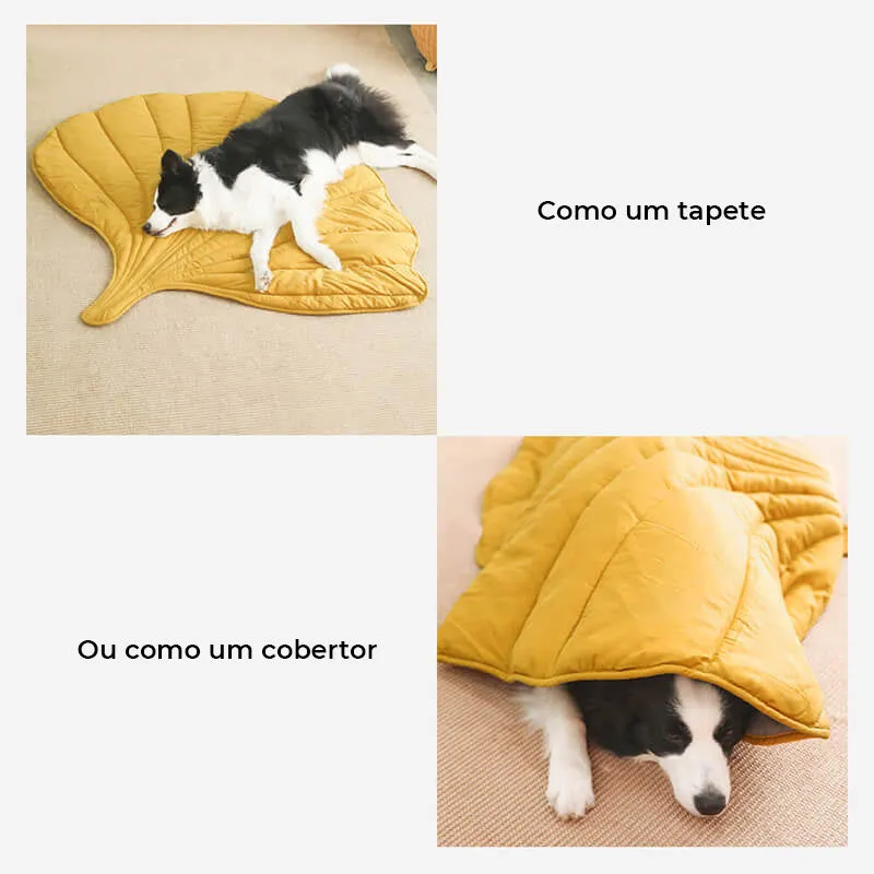 Cobertor para Cachorro em Formato de Folha — foto 3