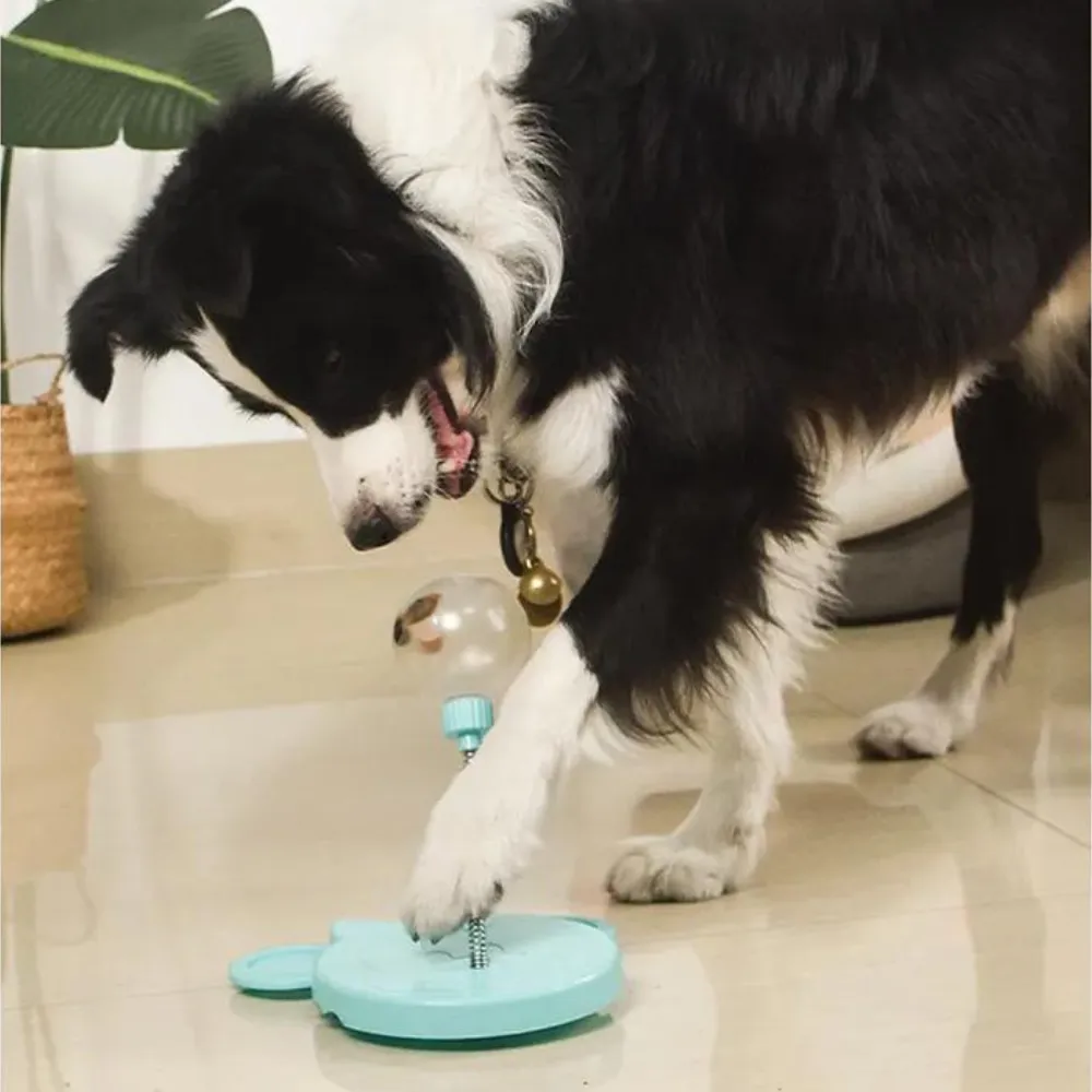 Comedouro Interativo com Mola para Pets — foto 4