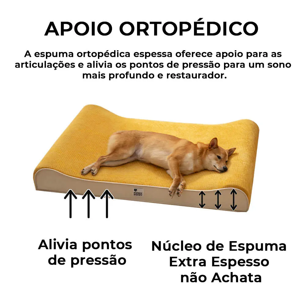 Espreguiçadeira Luxuosa para Cães Cama Ortopédica Nobre para Cães — foto 5