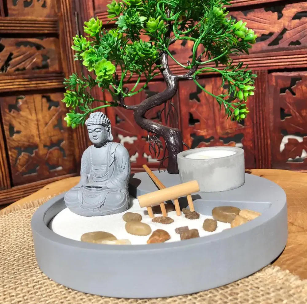Jardim zen Buda c/ árvore — foto 2
