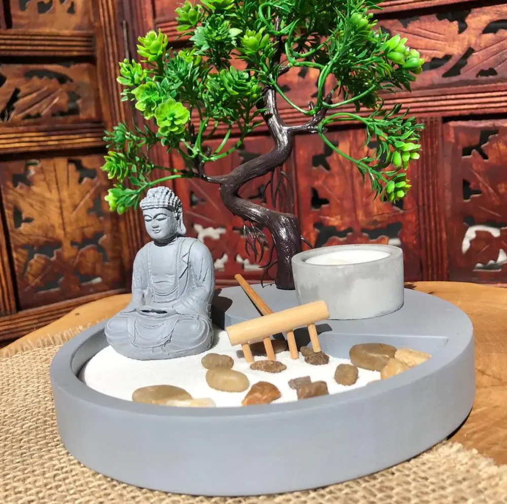 Jardim zen Buda c/ árvore — foto 3