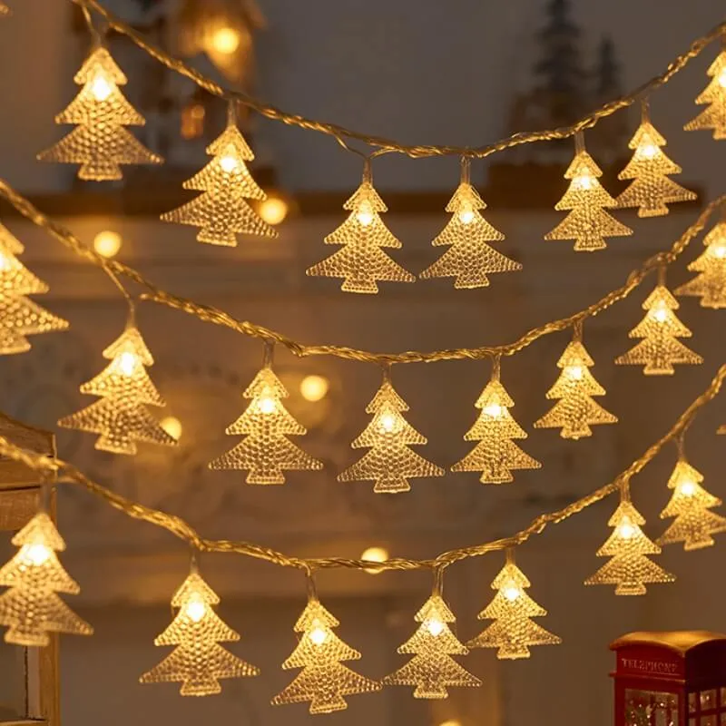 Luzes LED Luzes de corda USB para renas e flocos de neve de Natal — foto 5