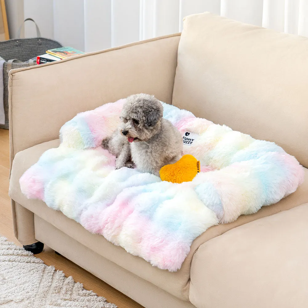 Manta Fofa Calmante e Protetora de Sofá e Cama para Cachorro Pets Fuzzy — foto 6