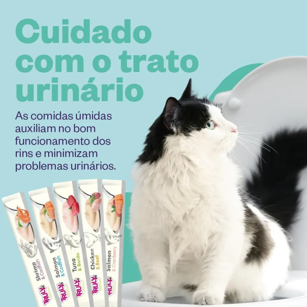 Petisco para Gato Truly Creamy Churu Cremoso Pote 30 Tubetes — foto 5