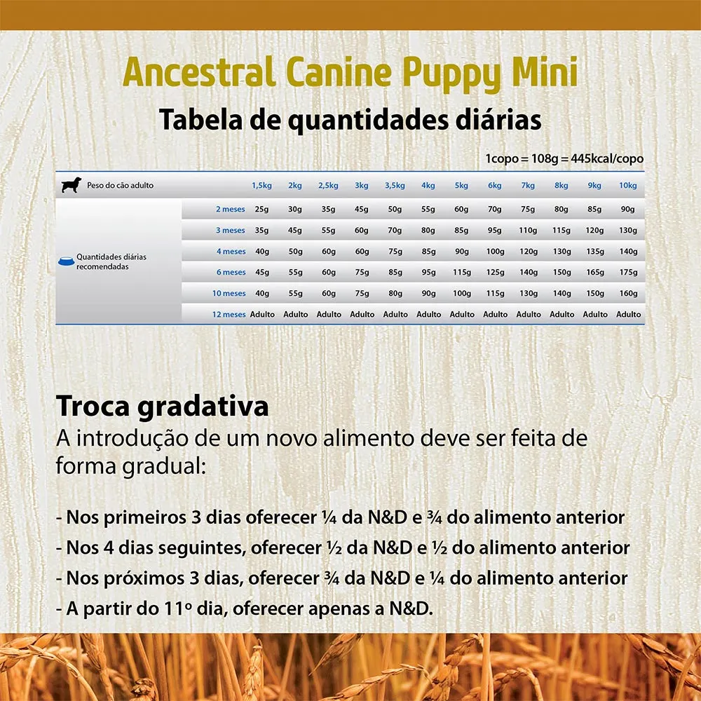 Ração Farmina N&D Ancestral Grain para Cães Filhotes de Raças Pequenas Sabor Frango e Romã — foto 6