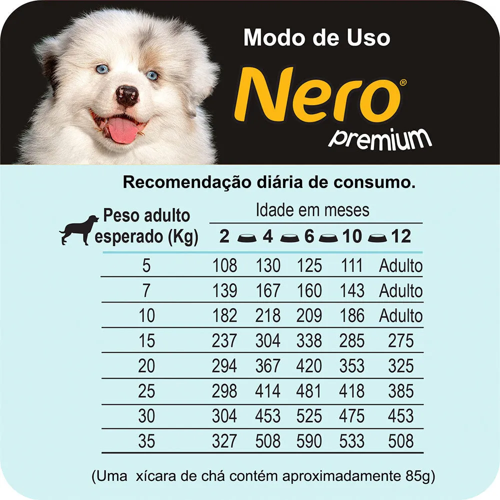 Ração Nero Premium para Cães Filhotes Sabor Carne 15kg — foto 6