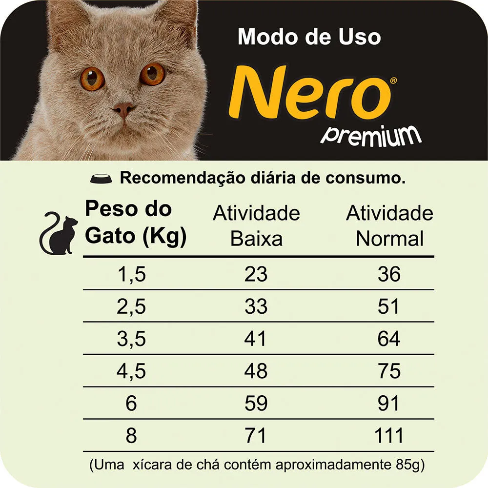 Ração Nero Premium para Gatos Castrados Sabor Frango 20kg — foto 6