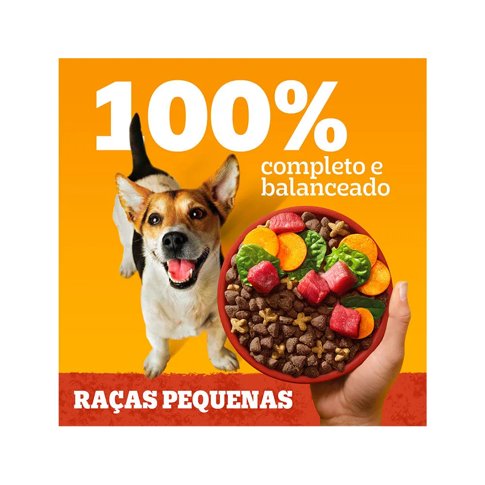 Ração Pedigree para Cães Adultos de Porte Pequeno e Mini Sabor Carne e Vegetais — foto 2