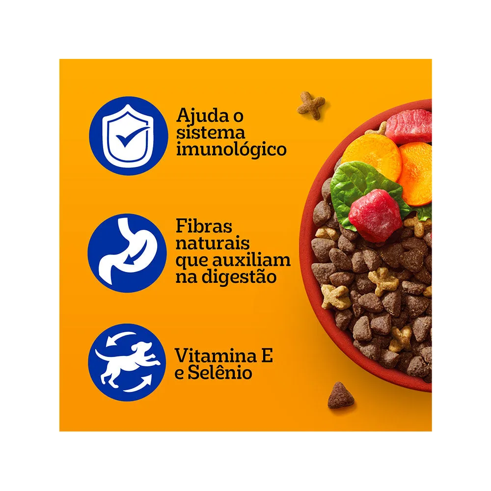 Ração Pedigree para Cães Adultos de Porte Pequeno e Mini Sabor Carne e Vegetais — foto 4