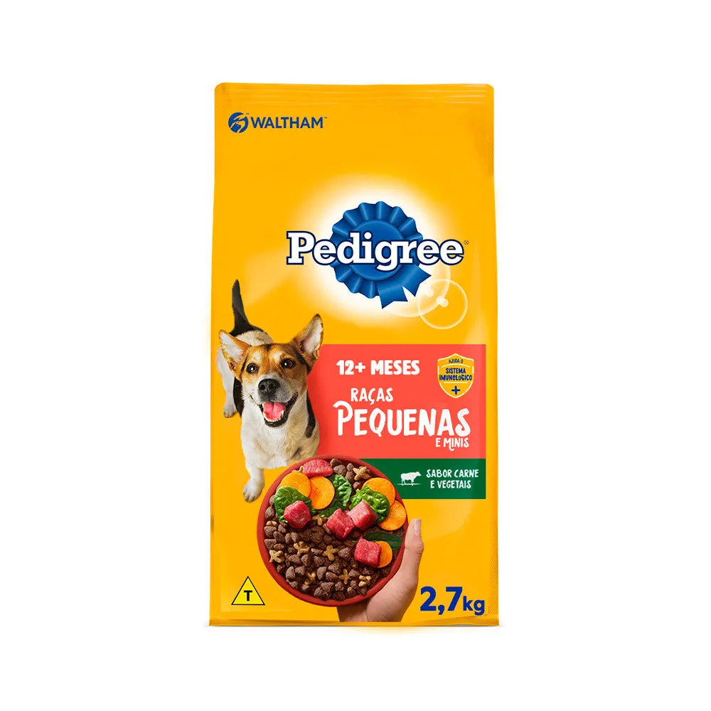 Ração Pedigree para Cães Adultos de Porte Pequeno e Mini Sabor Carne e Vegetais — foto 5