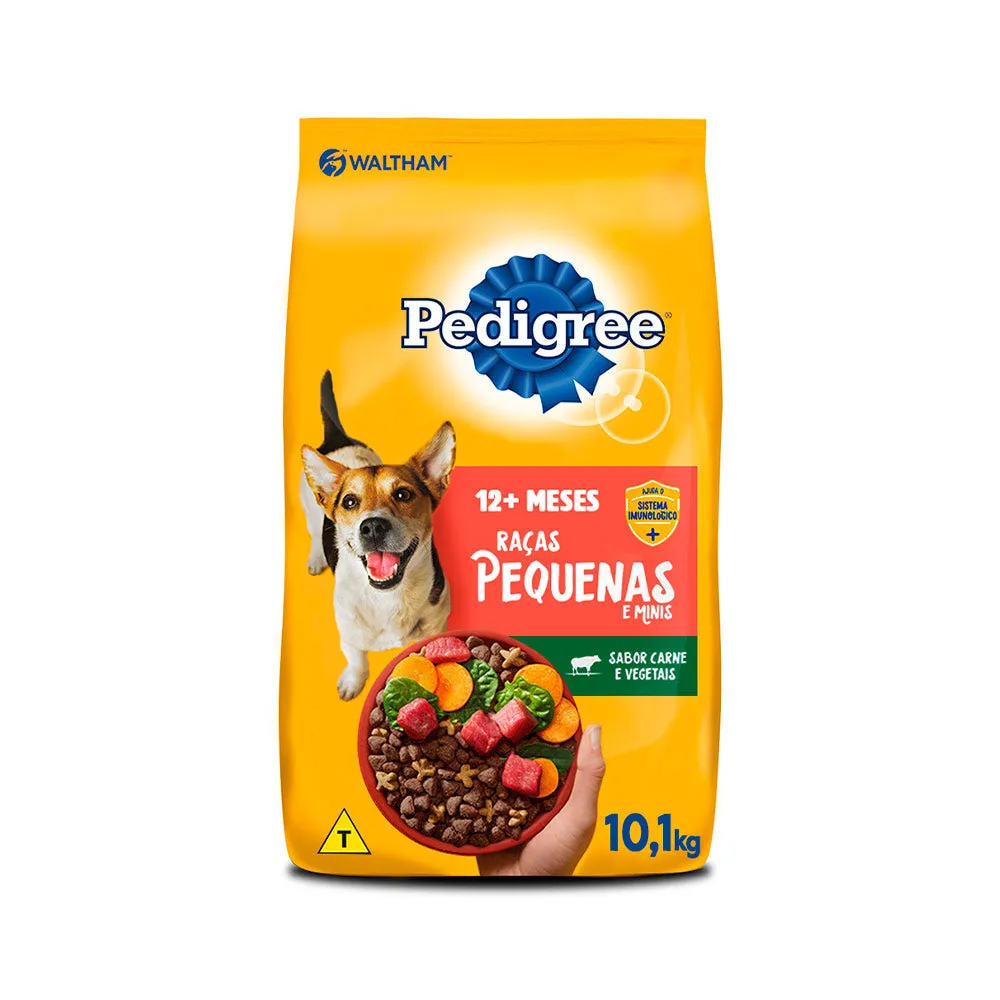 Ração Pedigree para Cães Adultos de Porte Pequeno e Mini Sabor Carne e Vegetais — foto 6