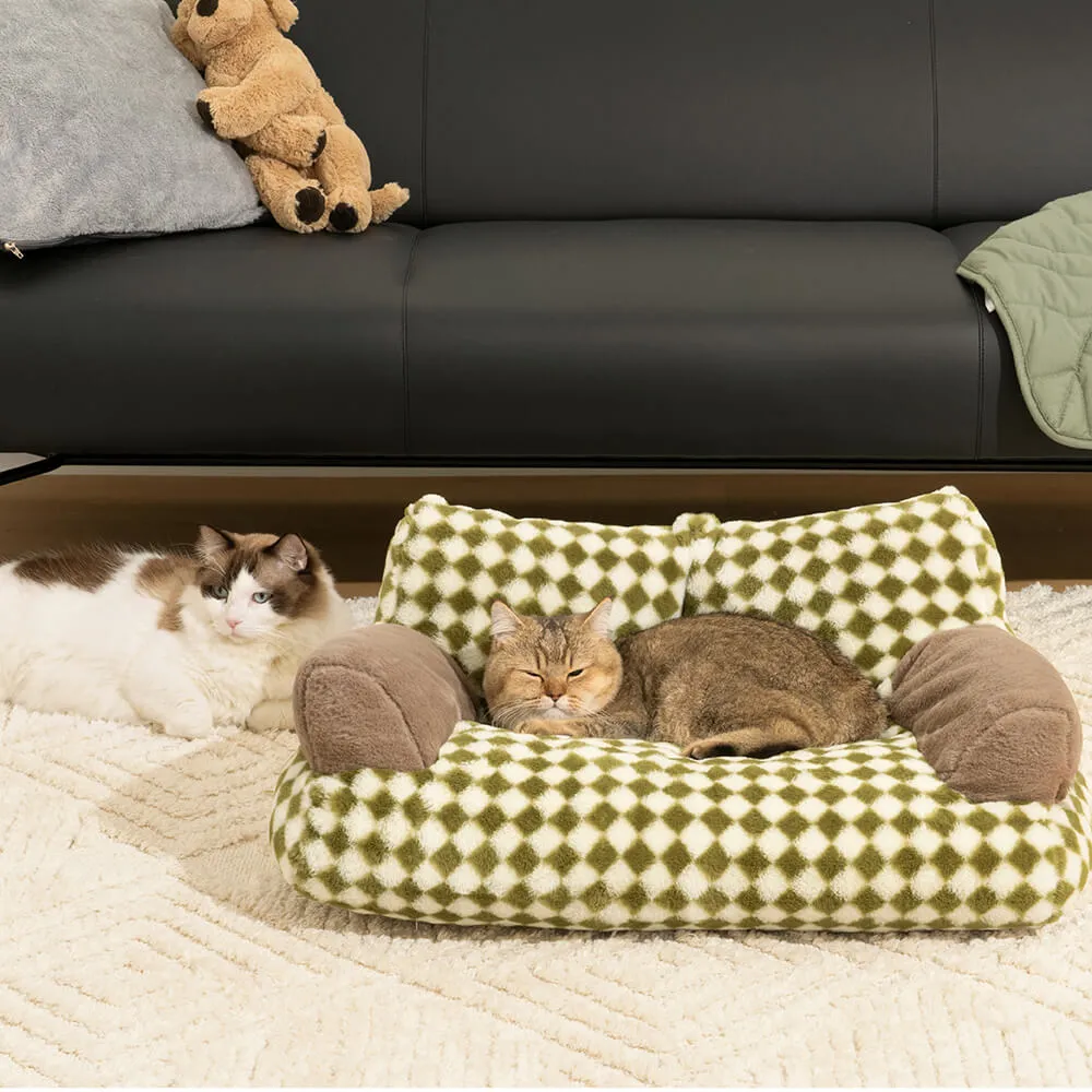 Sofá-cama vintage para lazer diamante gato — foto 2