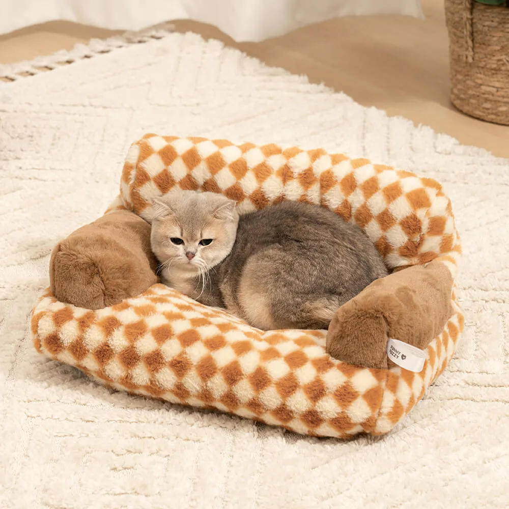 Sofá-cama vintage para lazer diamante gato — foto 6