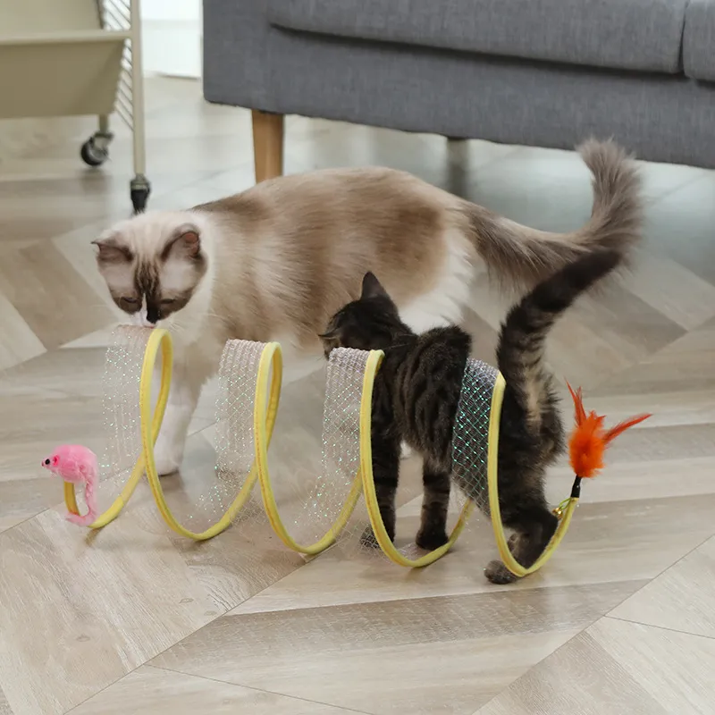 Tunicat - Brinquedo Minhoca Espiral para Gatos — foto 2