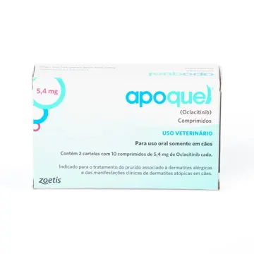 Apoquel 5,4 mg - Tratamento para coceira em Cães