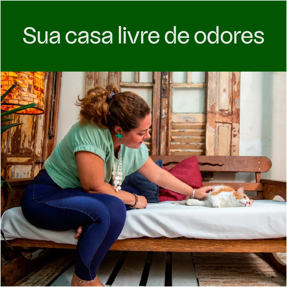 Areia Higiênica Biodegradável Milho e Mandioca Grãos Grossos Viva Verde — foto 4