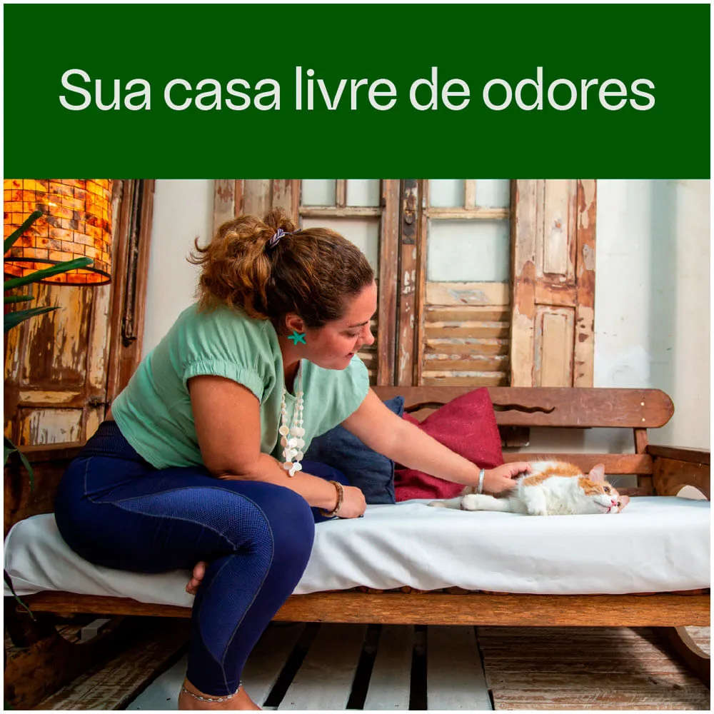 Areia Higiênica Biodegradável Milho e Mandioca Grãos Mistos Viva Verde — foto 4