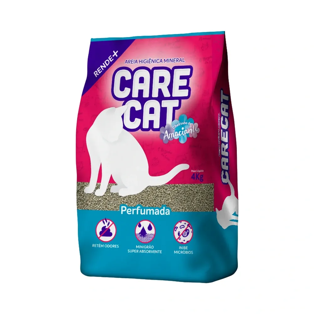 Areia Higiênica para Gatos Carecat Perfumada — foto 3