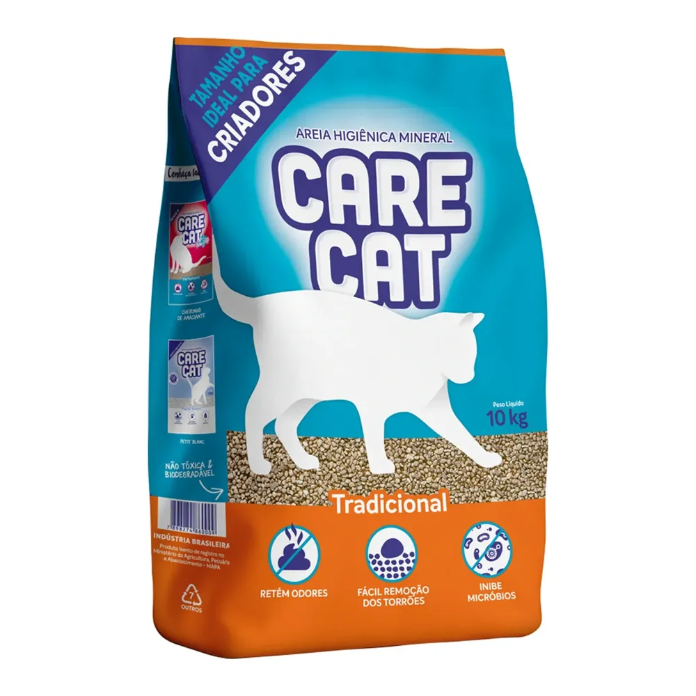 Areia Higiênica para Gatos Carecat Tradicional — foto 5