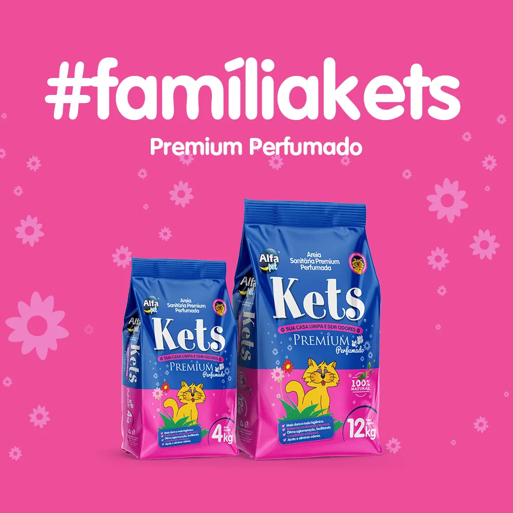 Areia Higiênica Kets Premium Perfumada — foto 3