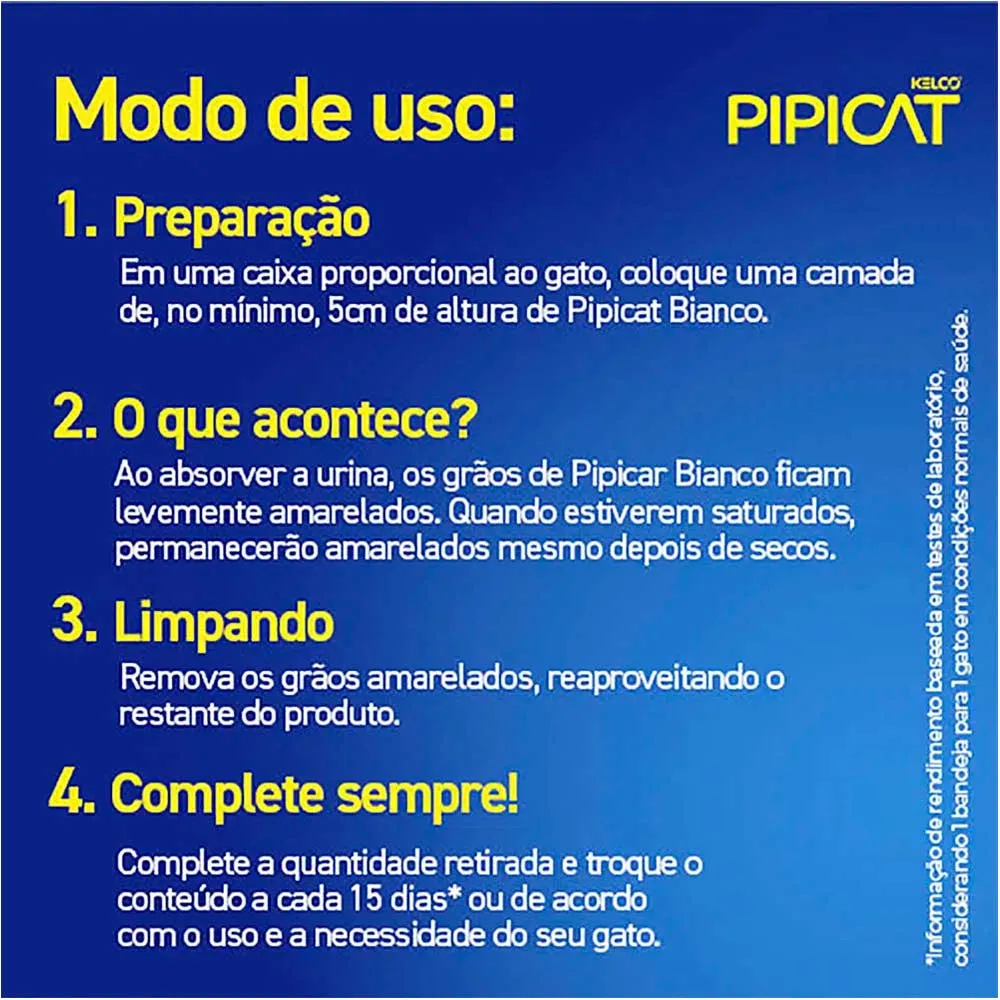 Areia Pipicat Bianco para Gatos — foto 4