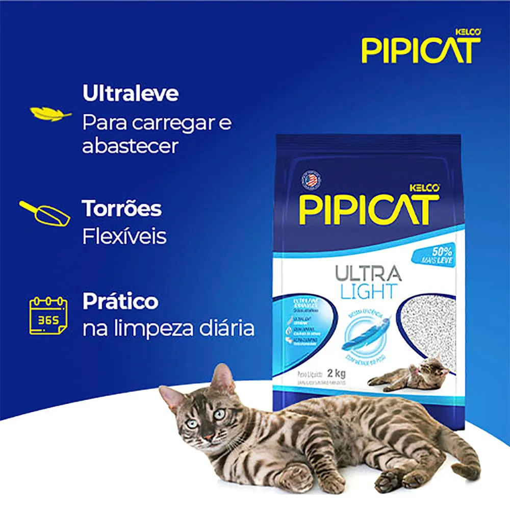 Areia Pipicat Ultra Light para Gatos — foto 3