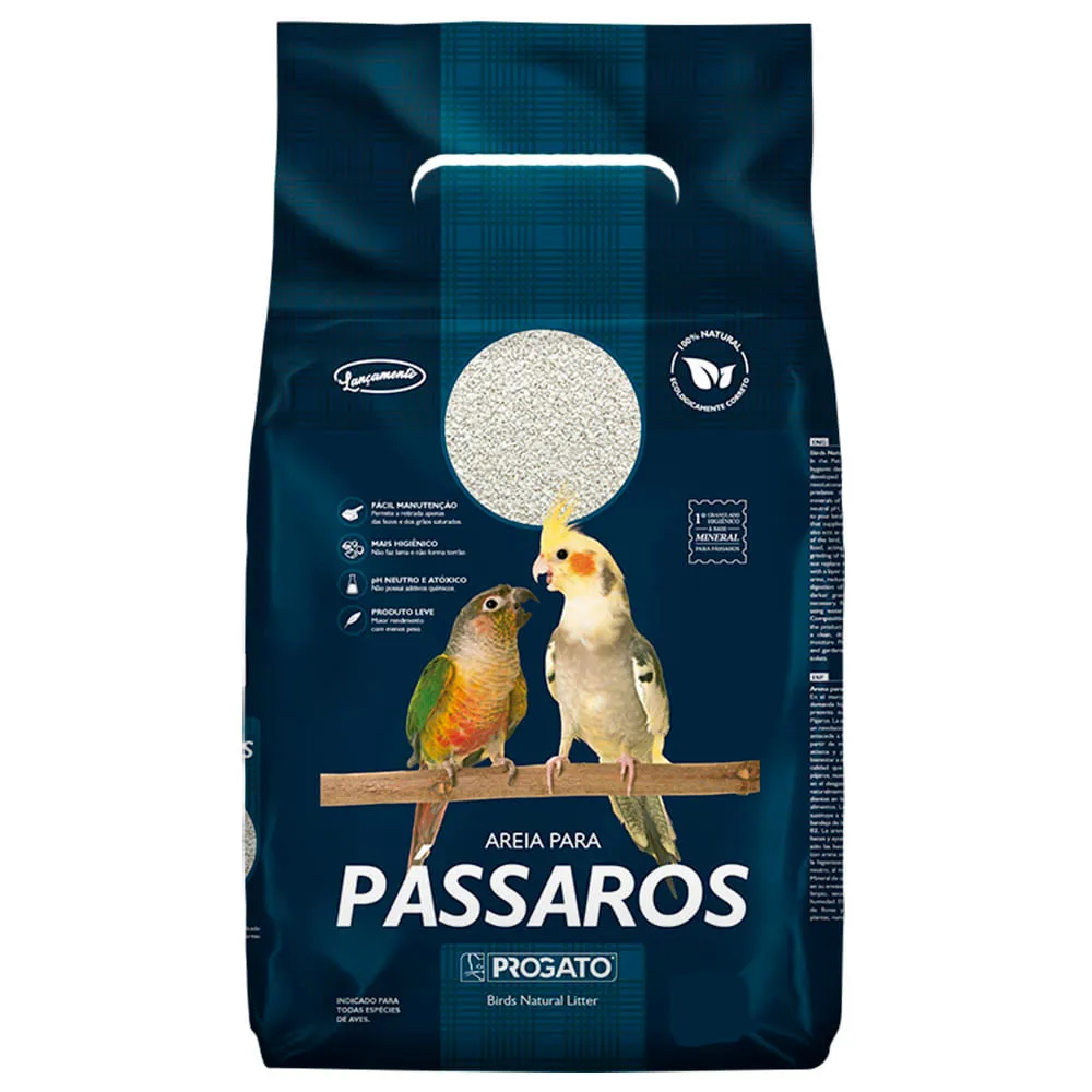 Areia Higiênica para Pássaros ProGato