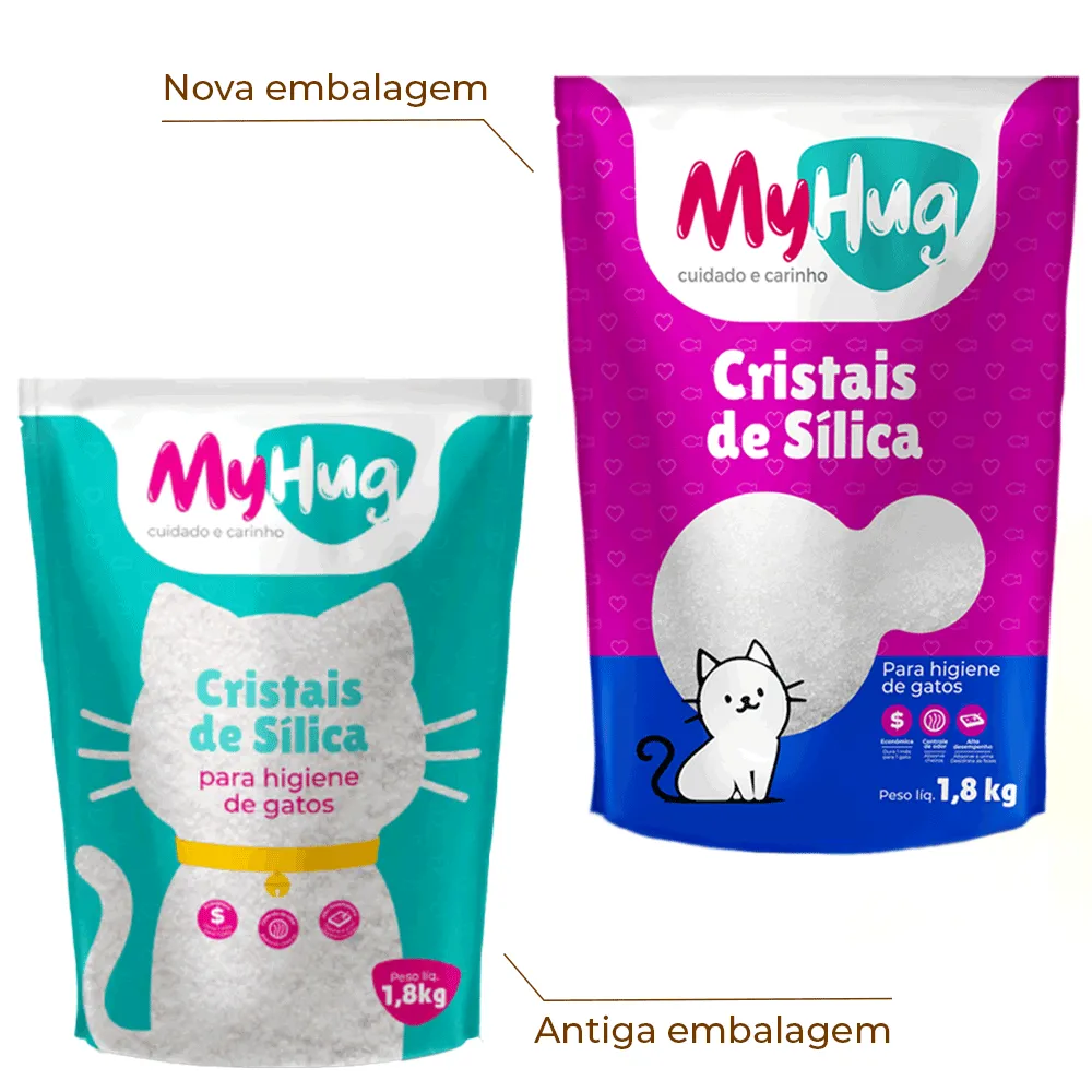 Areia Sílica MyHug Regular para Gatos — foto 3