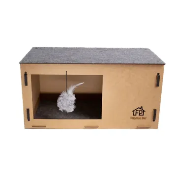 Arranhador Cat Box Fábrica Pet Cinza