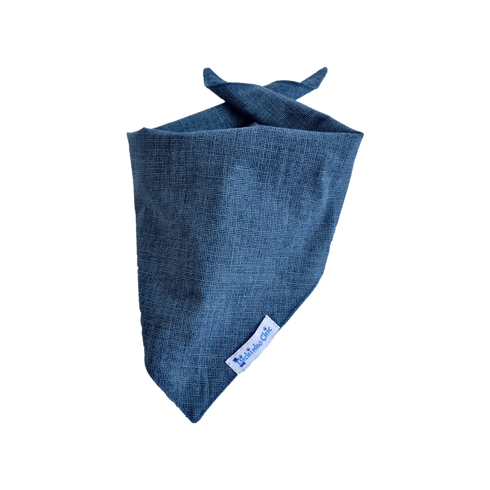 Bandana Básica Azul Bichinho Chic — foto 2