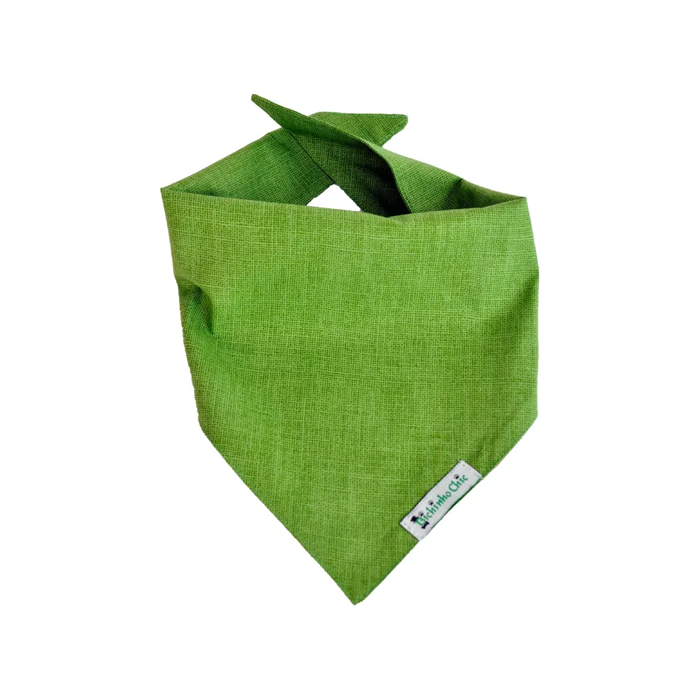 Bandana Básica Verde Bichinho Chic