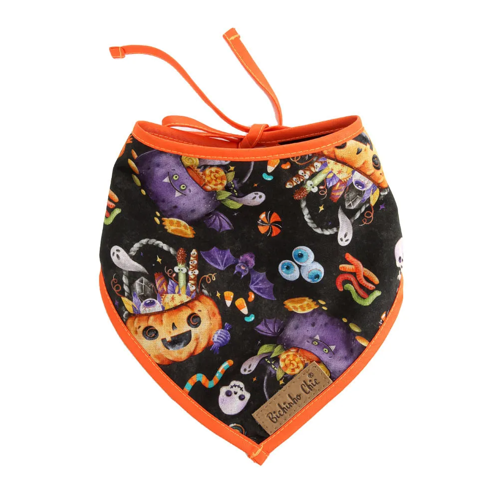 Bandana Halloween Bichinho Chic Laranja — foto 3