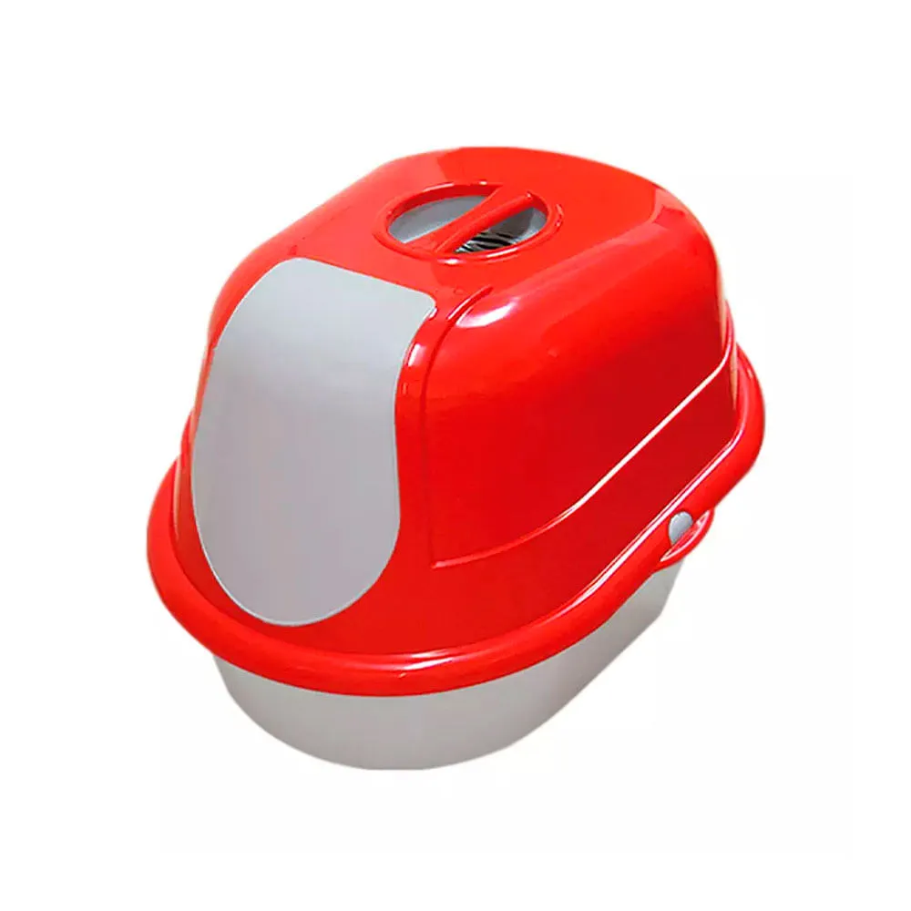 Banheiro Cat Toalete Furacão Pet Vermelho