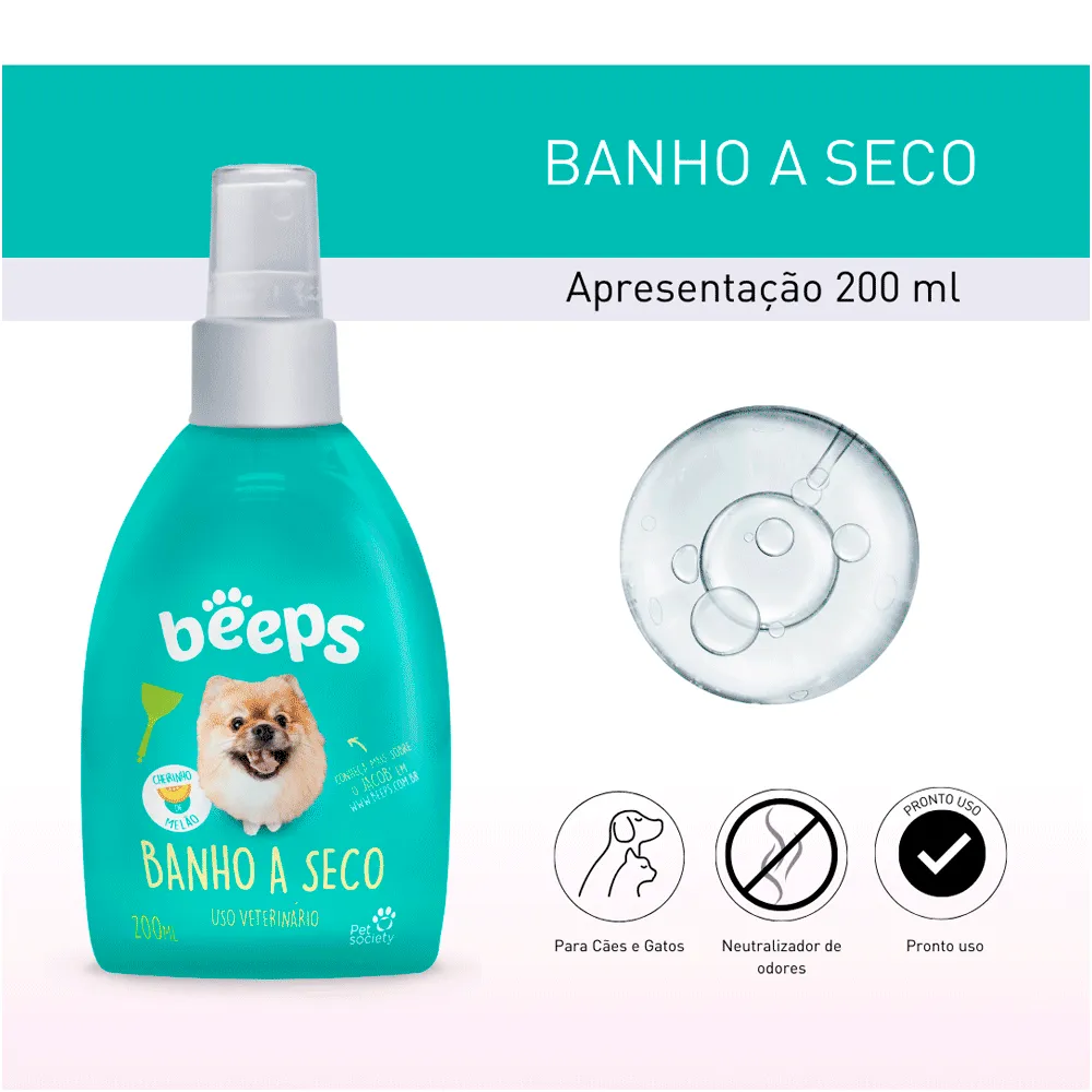 Banho a Seco Beeps para Cães e Gatos — foto 2