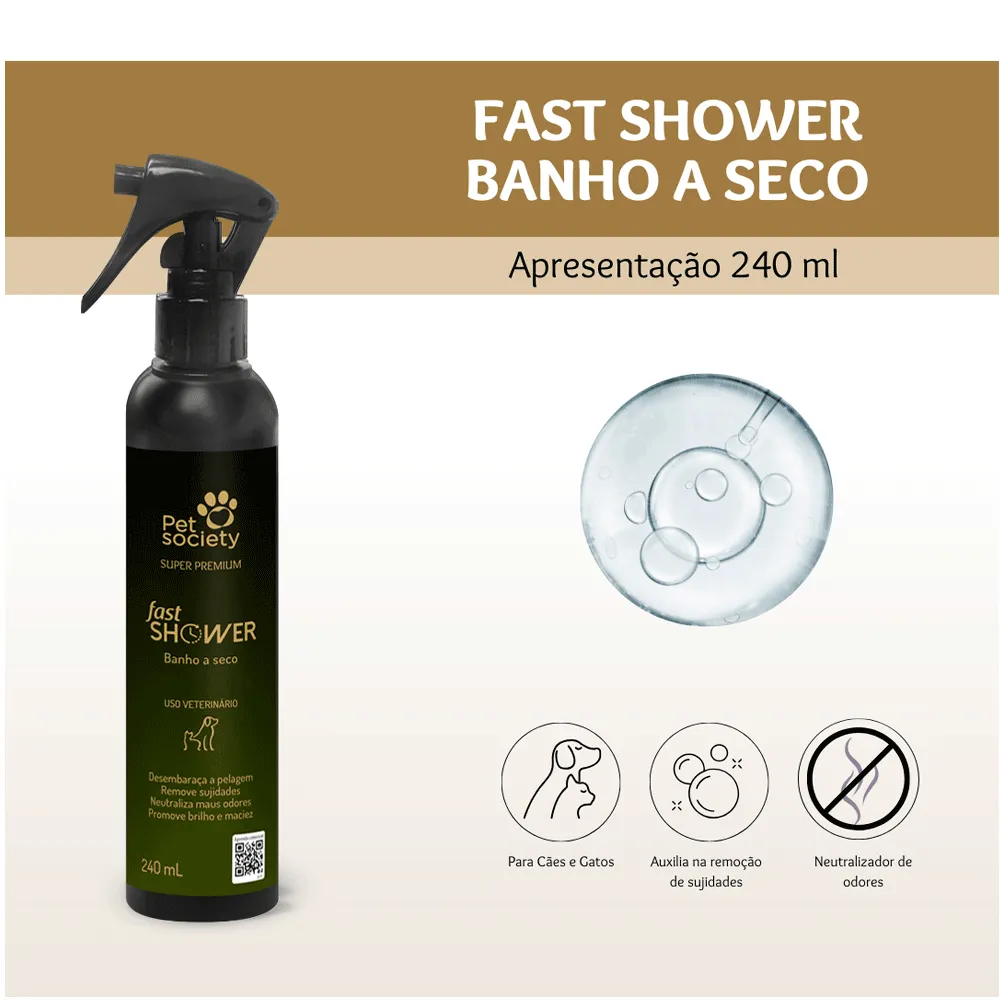 Banho a Seco Fast Shower Pet Society — foto 2