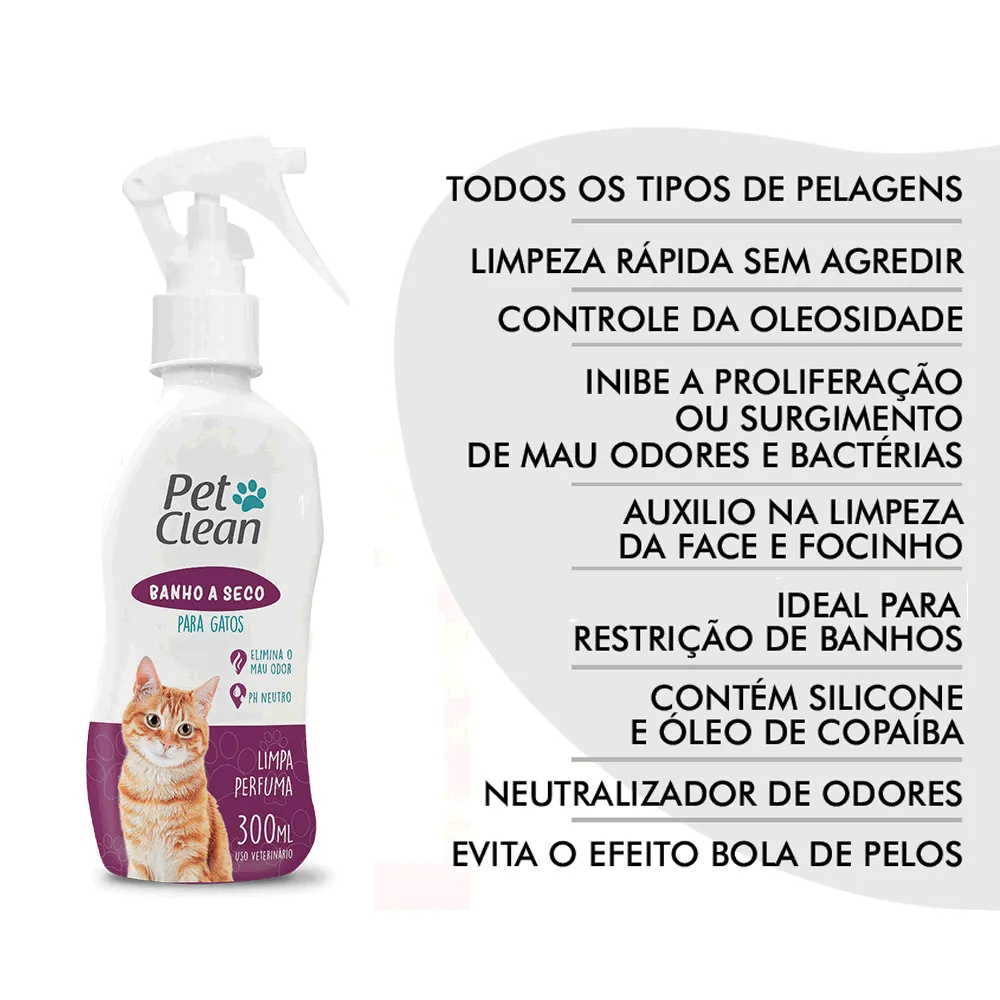 Banho a Seco para Gatos Pet Clean — foto 3