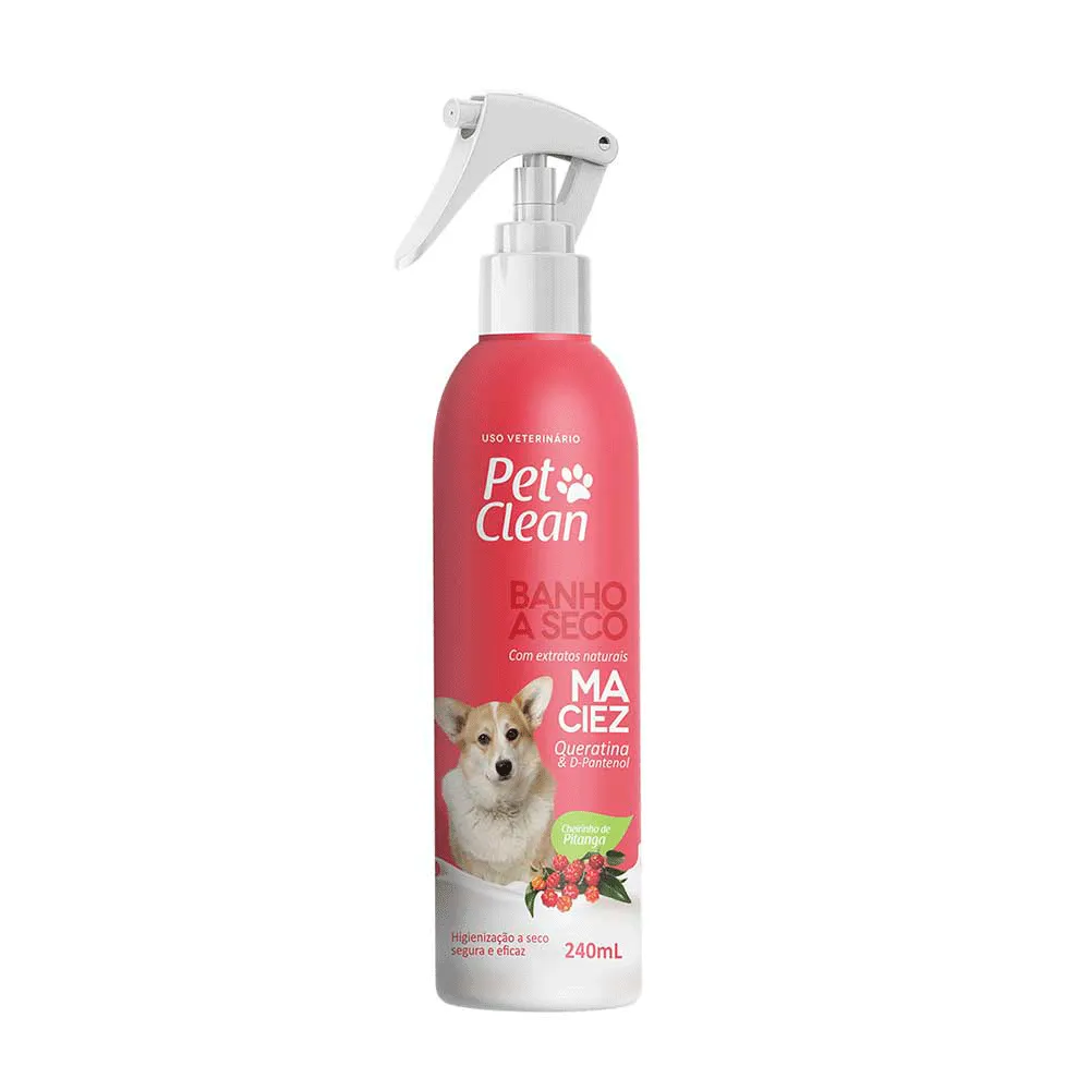 Banho a Seco para Cães e Gatos Maciez Pet Clean