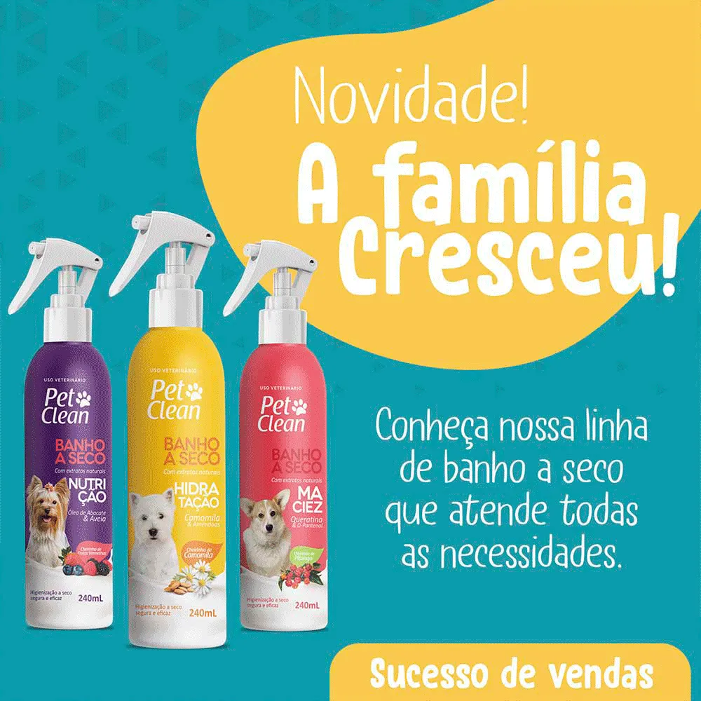 Banho a Seco para Cães e Gatos Maciez Pet Clean — foto 3