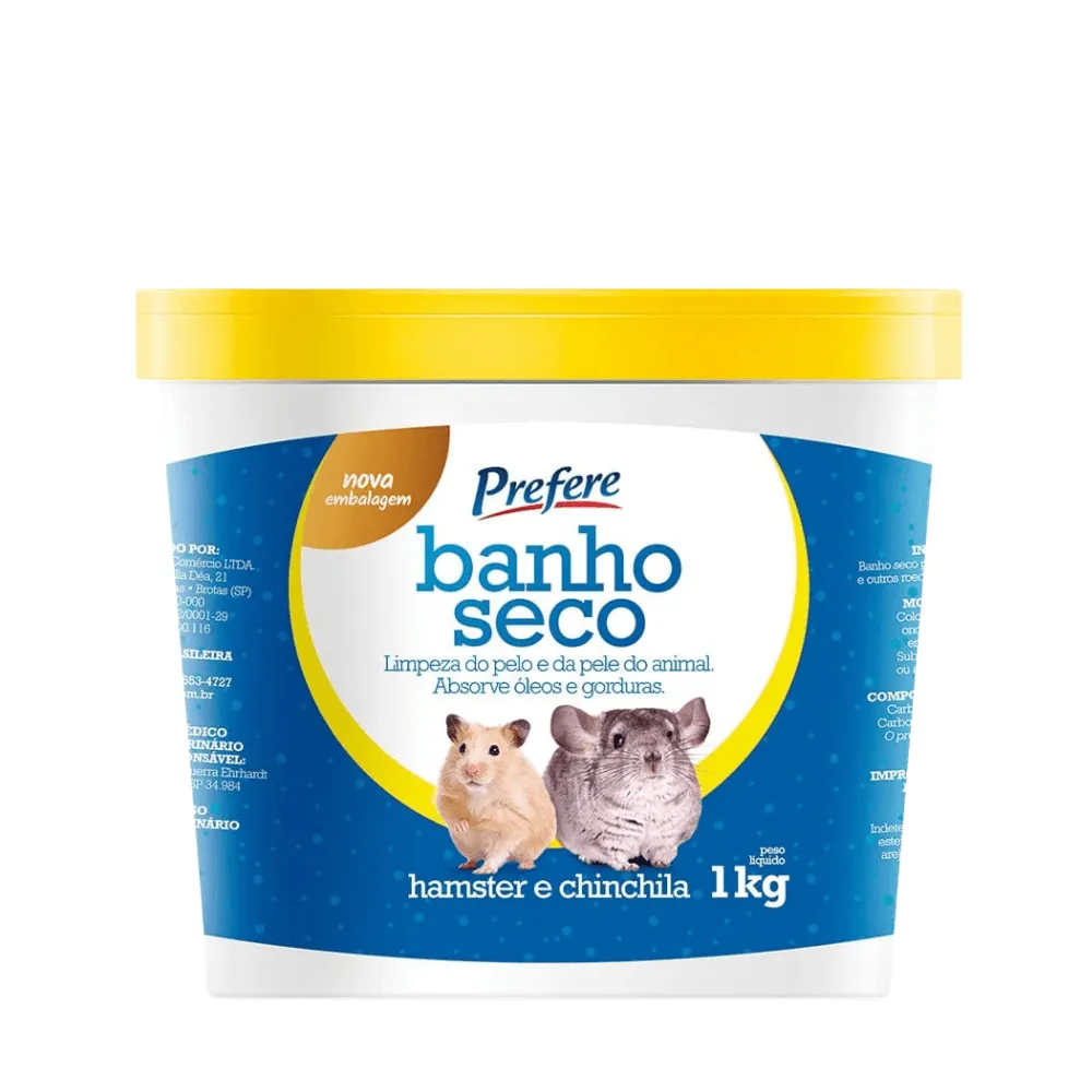 Banho Seco Prefere para Hamster e Chinchila - 1kg